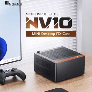 데스크탑 미니-ITX 케이스 알루미늄 쉘 1U 플렉스 전원 어댑터 호환 4.5L 컴퓨터 NV10