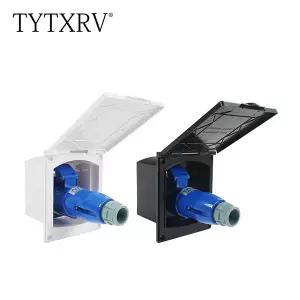 차량 냉장고 자동차 차박 캠핑 TYTXRV Camper 220V-240V 16A 외부 외경 플러시 후크 업 방수 플매트 카펫