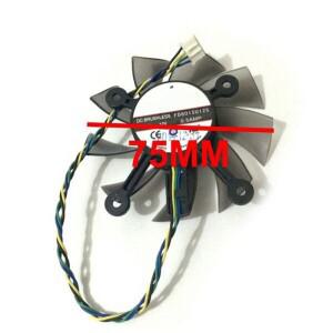 75mM FD8015U12S DC12V 0.54핀 쿨러 팬 GTX 560 GTX550Ti HD7850 그래픽 비디오 카드 냉각 팬용