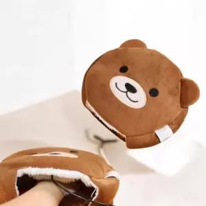 베르 온열마우스패드 발열 곰돌이 마우스패드 손난로 WFG4BZY