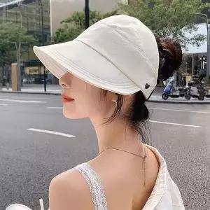 DE자외선차단 캡보닛햇 썬캡 버킷햇 여성 모자 선캡 마스크걸이 여름 바캉