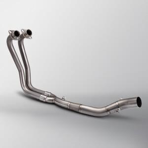 야마하 YZF R3 R25 MT03 오토바이 배기 개조 완전 시스템 티타늄 합금 프론트 하프 로드 튜브 51MM
