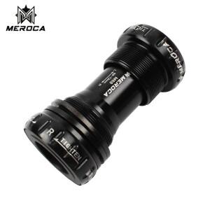 산악 자전거 로드 바이크용 밀폐형 베어링 알루미늄 하단 브래킷 24mm 관통 축 BSA BB68/73mm