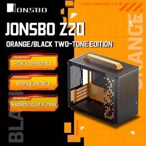 존스보 Z20 휴대용 측면 사무실 게임용 소형 케이스 유리 20L TYPEC MATX 메인보드 지원 240 수냉