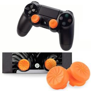 PS4 호환 PS5 호환 플레이스테이션 FPS 조이스틱 커버 익스텐더 캡용  그립 2개  미끄럼 방지 고무 스틱 액
