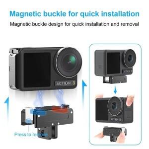 액션 카메라 알루미늄 베이스 DJI 5Pro용 마그네틱 퀵 릴리즈 컨버터 어댑터 OSMO 4 3
