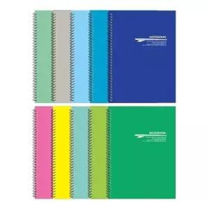 펜피아 FY58PH08 2500 스프링 PP노트 중 25절/150x206mm 팩(10개입)