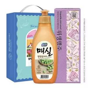 참그린 매실300용기 빨아쓰는위생행주 2종세트