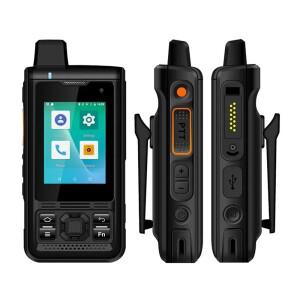 UNIWA B8000 안드로이드 8.1 4G 네트워크 라디오 GPS WIFI POC 무전기 2.4인치 터치스크린 ZELLO Real-ptt