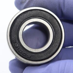 휠체어 전면 포크 샤프트 베어링 6001/12.7 ID 0.5인치 2pcss 12.7x28x8mm 액세서리 6001RS 압력 휠