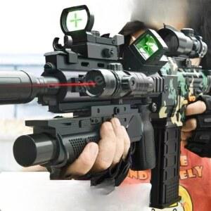비비탄권총 수동단발 버스트 저격총 수정탄총