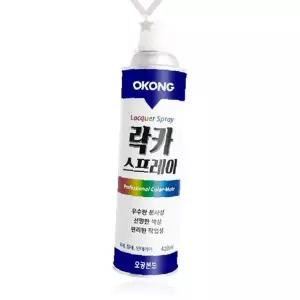 금속 표면 코팅 보호 광택 스프레이 페인트 락카 실버 은빛 마감 철제 가구 보수