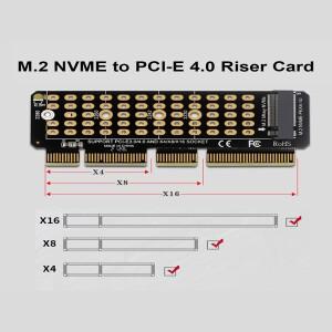 SSD M.2 NVME-PCI-E 4.0 X4 어댑터 카드 Windows//Li용  PCI-Express X4/X8/X16 32Gb 확장 보드