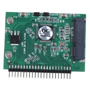mIDE 어댑터 카드 미니 PCI-E M SSD 44핀  스테이트 디스크 - 1.8인치 3.3V IDE / 2.5인치 5V 컨버터 라이