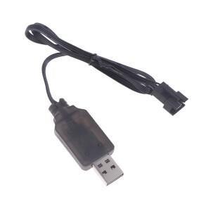 SM-4P 플러그 USB 충전기 전기 젤 볼 블래스터 배터리 DE36W DE65 HM202 EC08 EC16 RC 자동차 M416 용 7.4V