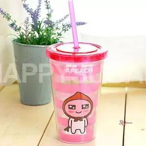 어피치 아이스컵 480ml 텀블러 빨대컵 유아vwx283