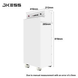 JKESS DIY 배터리 박스 PB2A16S20P BMS 및 4.3인치 LCD 포함) LifePO4 48V 51.2V 280AH-320AH 에너지 저장