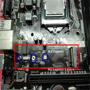 세트 M.2 지원 스탠드 오프 나사 SSD 장착 키트-Asus 마더 보드 핸드