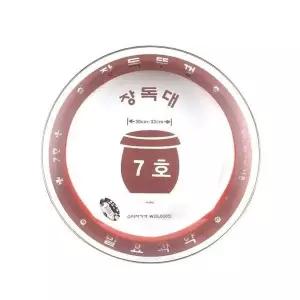 유리 장뚜껑-7호 (약30-33cm) 항아리 장독대 덮개 항아리덮개 (W9E41B6)