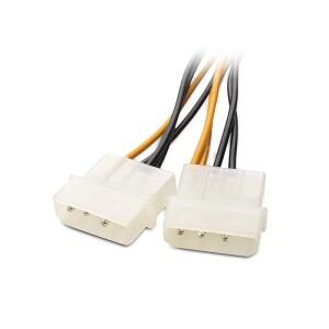 8인치 2 x Molex 4핀-8핀 PCI Express 비디오 카드 Pci-e ATX PSU 전원 변환기 케이블-Molex-Pcie Adapte