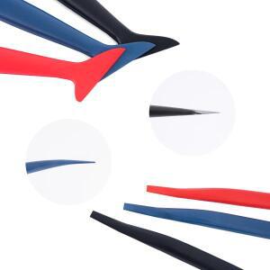 3종 차량용 마이크로 스퀴지세트 곡선 슬롯 틴팅 도구 다양한 경도의 가스켓 자동차 랩핑 필름 스티커 설치