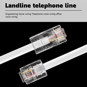 HFC RJ11 6P4C - RJ45 모듈형 핸드폰 인터넷 연장 케이블 3미터
