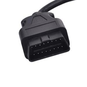 ELM327 연장 케이블 용 Obd2 16Pin 30CM 수커넥터 커넥터 obdii EOBD 16핀 오프닝 암