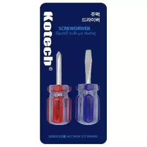 고품질 주먹 드라이버 2P 양용 십자 일자 W 자석드리아버 일자드라이버 (W6F40B4)