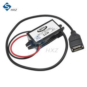 자동차 전력 변환기 DC-DC 12V ~ 5V 3A 15W 마이크로 미니 USB 스텝 다운 전압 전원 어댑터 출력 어댑터 저
