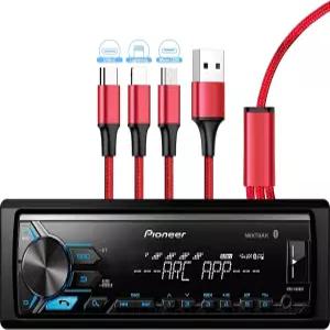 파이오니어 ARC 앱 믹스트락스 내장 블루투스 및 USB 다이렉트 컨트롤 기능을 갖춘 MVH-X390BT 디지털