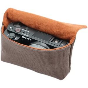 카메라 보관 가방 휴대용 케이스 주머니 내부 11x7x4cm Sony ZV1 LX10 RX100 바디 Canon G7X III 용