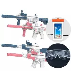 M416 AK47 전동 워터건 충전식 증정 물총 UB 물놀이 눈보호고글 자동연사 행사 방수팩