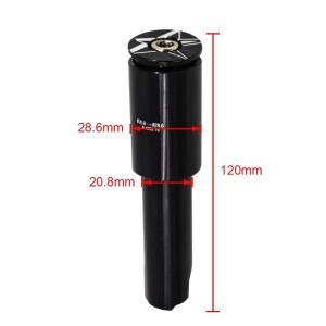 로드 바이크 쇼크 업소버 싯포스트 퀼을 어헤드 스템 라이저 어댑터22.2mm/20.8mm 28.6mm로 변환 자전거