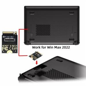HFC 2230 NVMe M.2 남성-Oculink SFF-8612 PCI-E4.0 U.2 SSD EGPU용 67핀 암 수직 호스트 어댑터