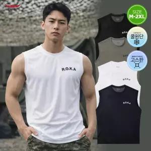 [비에프엘아웃도어]BFL K패션 ROKA 남성 여름 아이스쿨 냉감 민소매 나시티셔츠 이너티 S2FNS-240