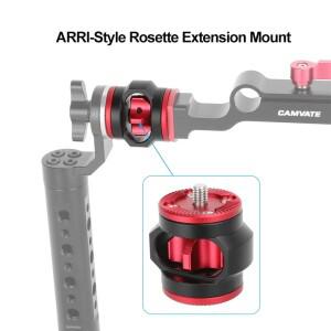 양면 ARRI 스타일 로제트 연장 스페이서 카메라 리그용 핸드그립/암