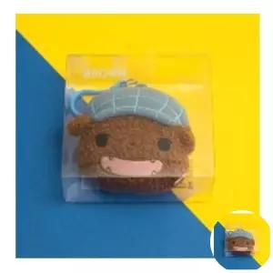 엉덩이탐정 가방고리인형(브라운/PVC)