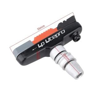 LP Lite프로 접이식 자전거 브레이크 패드  412/P8  고무  451 20인치 V 신발