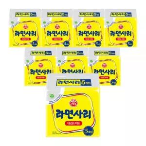오뚜기 라면사리 식당 업소 식재료 탕 전골 사리 110g 5입 8팩 MNS