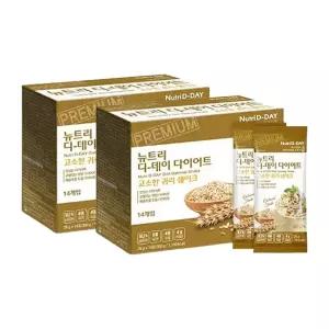 뉴트리디데이 다이어트 단백질 고소한귀리 쉐이크 25g X 14포 2박스