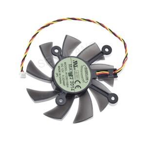 그래픽 카드 냉각 팬 ASUS GTS250 HD4870 GTX550TI 750 460 560 6670 6850 7770 DC12V 0.32A 3 라인 R12801