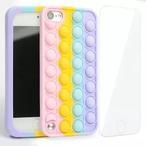 iPod Touch 7/6/5 6/5 케이스와 호환되는 화면 보호기 편안함 및 스트레스 해소 소프트 실리콘 커버 5/6/7