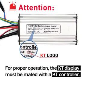 KT Ebike LCD 디스플레이 쿤텡 24V 36V Lcd3 lcd8h 880 전기 자전거 키트용) USB 지원