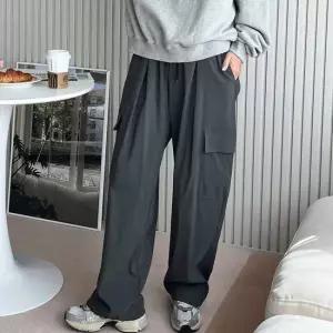 여성 와이드 핀턱팬츠 데일리 카고바지 카고팬츠 카고바지 핀턱팬츠 밴딩팬츠 와이드팬츠