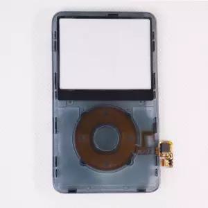 투명 스모크 컬러 플라스틱 전면 플레이트 하우징 케이스 커버 클릭휠 센터 버튼 5세대 iPod 비디오 30GB