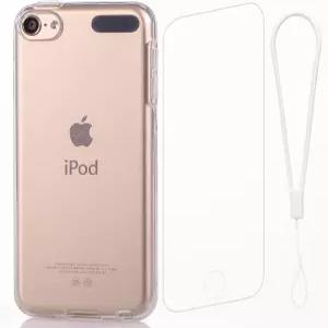 iPod Touch 7/6/5 케이스 실리콘 충격 방지 보호 커버와 호환되는 7/6/5세대 클리어