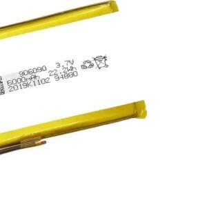 태블릿 PC 정수기 GPS 전자책 LED 램프용 3.7V 6000mAh 906090 리튬 폴리머 충전지