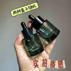 빈세럼 병 유리 0.5/1oz 30ml 짙은 녹색 에센셜 오일 Dropper 여행 필수 컨테이너 아로마 테라피