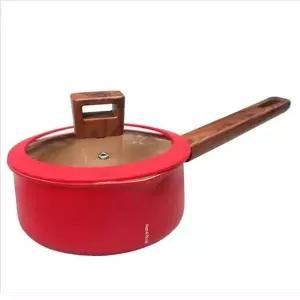 [콩심팥심]레드 인덕션 편수냄비 16cm 전골 찌개 라면 미니 가정 요리용품