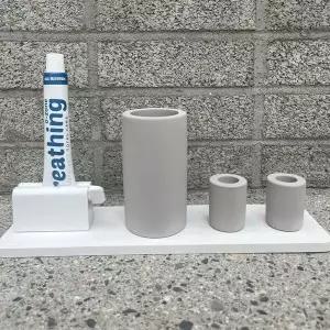 규조토 트레이 화이트 욕실 다용도 받침대 30CM